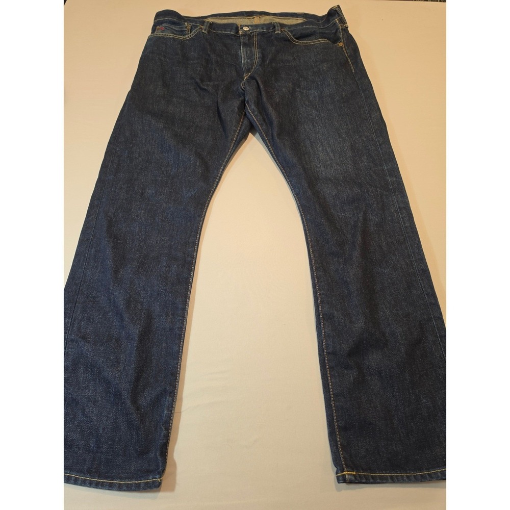 Polo‎ Ralph Lauren Mens Slim Straight Jeans Dark Wash Indigo 38x30 Cotton 018